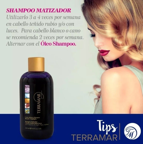Shampoo Matizador para Cabello Rubio o Con Matices